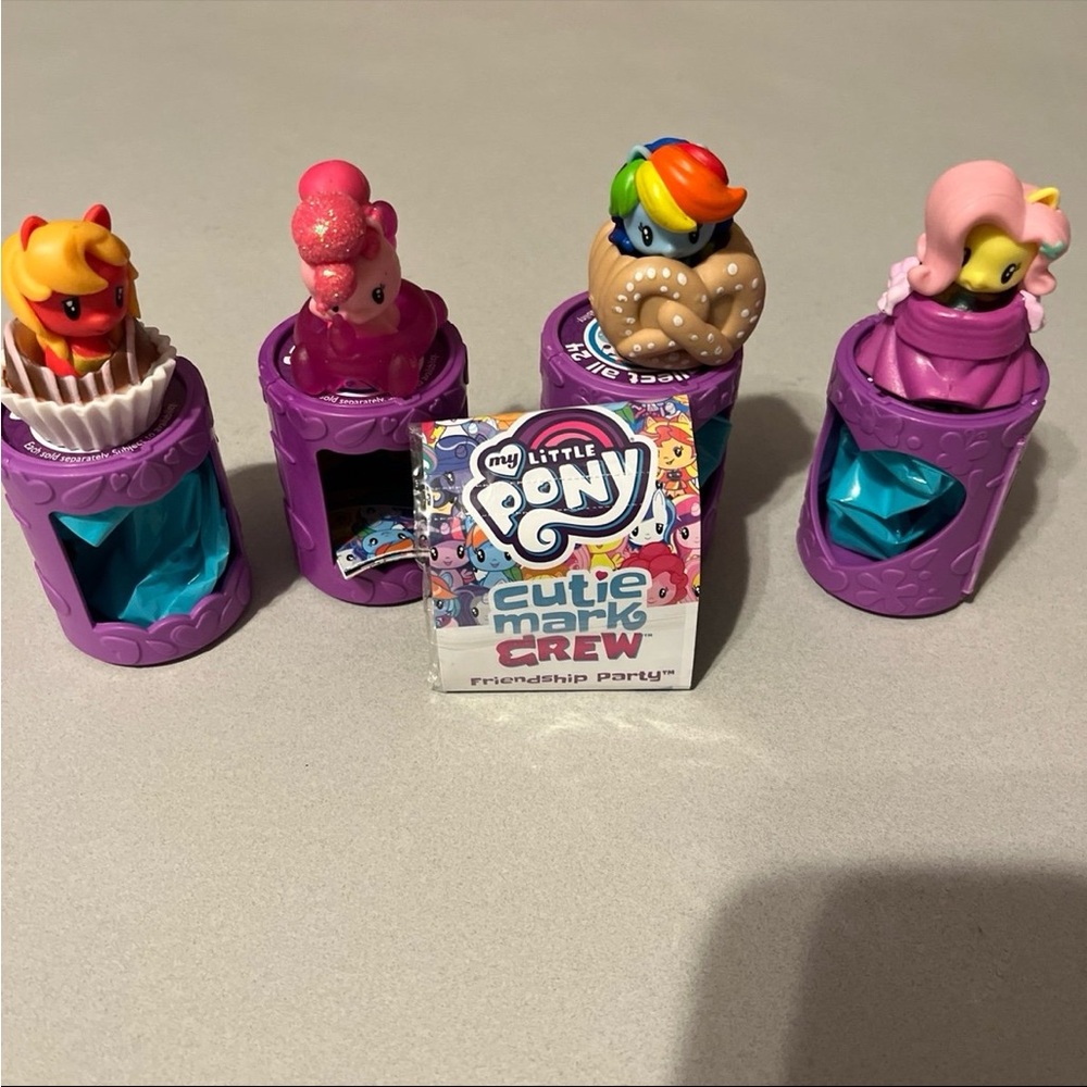 My Little Pony Cutie Mark Crew-Set of 4-NWOT